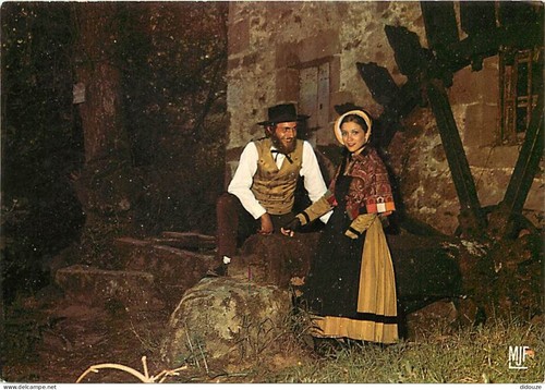 Carte postale folklore - -,