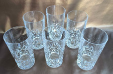 6 anciens verres hauts à