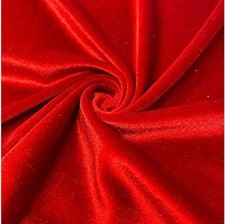 Tissu tunique rouge 3 ans velours couture matière artisanale tissu 58"W voile