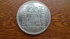 20 francs Turin argent 1933 IV