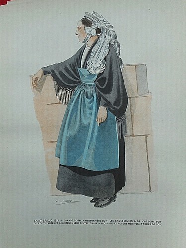 Bretagne costume breton - le,