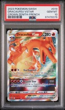 Carte Pokémon Dracaufeu VStar 019/159 PSA 10 Epee Et Bouclier Zénith Suprême 