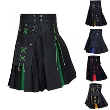 Jupe plissée écossaise
