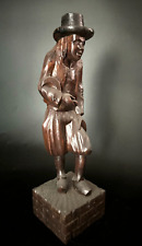 GRANDE STATUE EN BOIS - PAYSAN