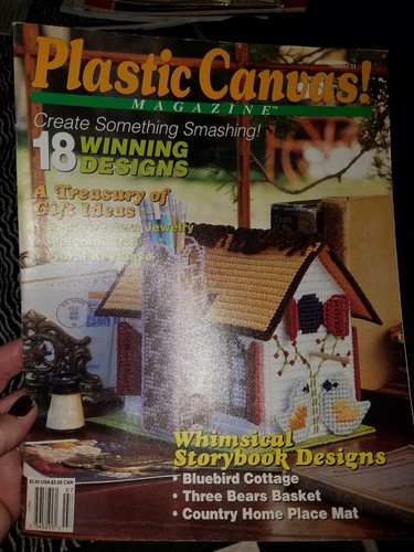 Plastic canvas magazine - canvas,