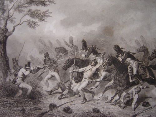 Gravure charge des grenadiers - gravure,