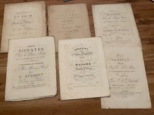 STEIBELT RIES DUSSEK MOREL Virginie Sonates Partition Violon
