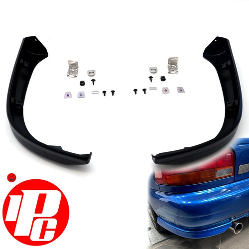 Black genuine rear bumper - black,
