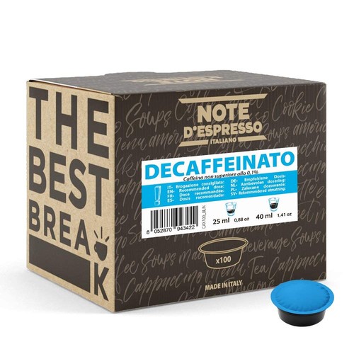 Decaffeinato dosettes de - decaffeinato,