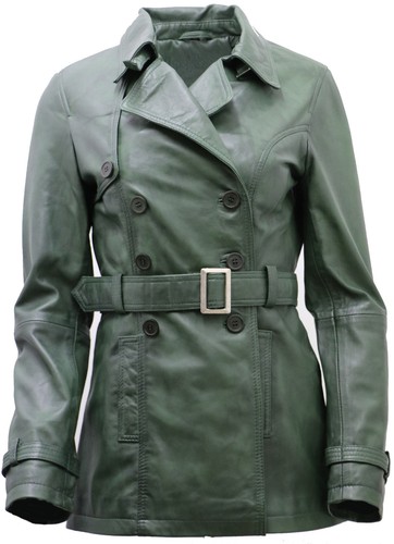 Manteau trench cuir nappa - trench,