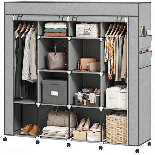 Homcom armoire tissu - homcom, x
