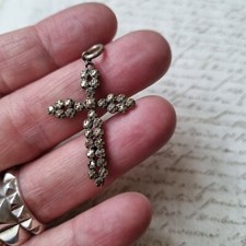 Croix Marcassites Ancienne