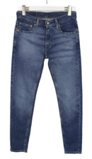 Levi's 519 Hi-Ball Hommes Jeans W30 Extrême Étroit Moustaches Délavé Zip Fly