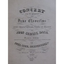 BACH J. S. Concert en Ut