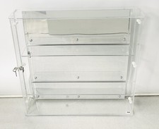 Vitrine En Acrylique Avec Porte Avant + Serrure Vitrine Présentoir