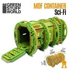Conteneur SciFi - diorama bois