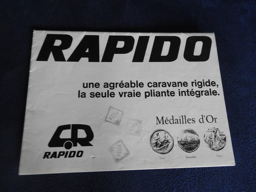 Catalogue caravanes rapido - caravanes,