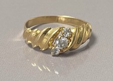 Magnifique ancienne bague or 18carats T52 bijou ancien bague en or 18k gold ring