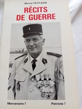 Livre Marcel Petitjean " récits de guerre" dédicacé Algérie Indochine