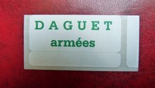 TIMBRE FM N° 13A Daguet Armées avec auto collant divisionnaire.Bas de feuillet.