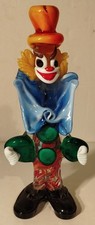 sculpture verre Murano clown