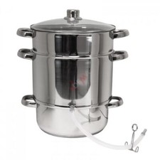 Extracteur de jus à vapeur inox 26 cm D17437