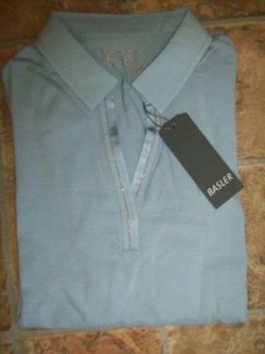 Top col bleu - clair, basler
