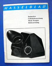 HASSELBLAD : NOTICE D'NSTRUCTION ET D'EMPLOI POUR VISEUR A PRISME POSEMETRE INCO