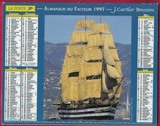 Almanach du Facteur 1997 - Isère - Navire École Amerigo Vespucci - voiliers.