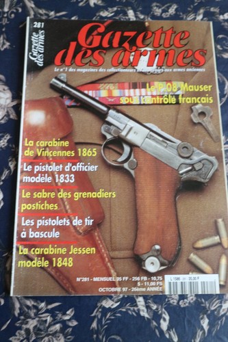 Revue gazette armes - revue, n°281