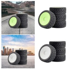 4x Roues Pneus pour WLtoys 1/14 144001 et 1/18 1/16 1/10 RC Voiture Pneus