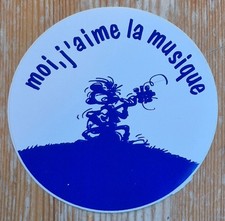 Gaston Lagaffe autocollant