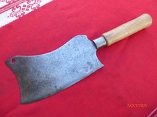hachoir couperet feuille de boucher outil ancien