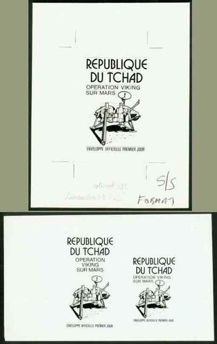Chad 1976 viking - 1976, fdc