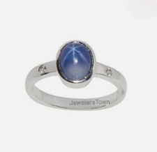 Bague saphir étoile