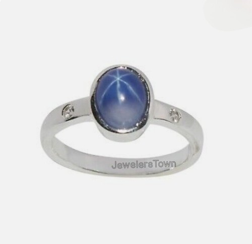 Bague saphir étoile