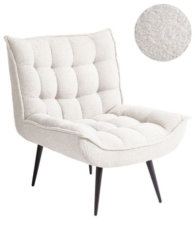 Fauteuil moderne bouclé - moderne,