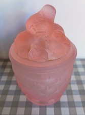 🍓 Rare bonbonnière verre