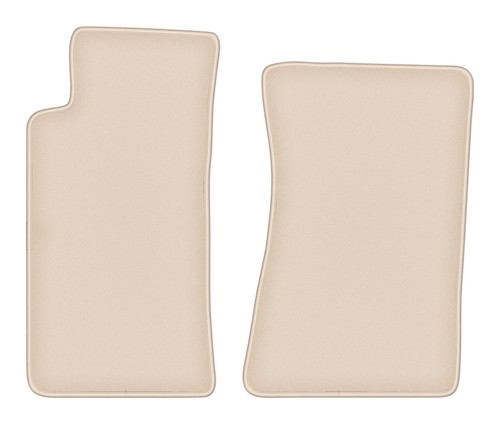 Tapis avant velours beige pour