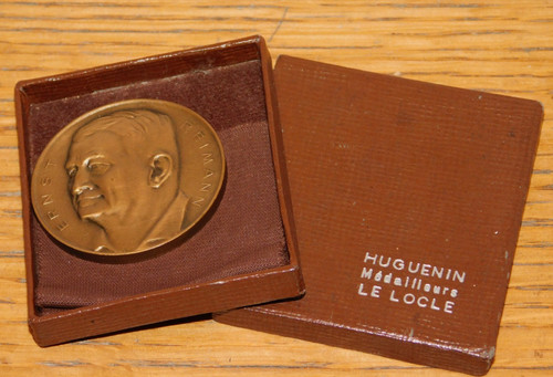 Medaille suisse ernst reimann - medaille,