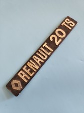 Emblème Renault 20 TS –