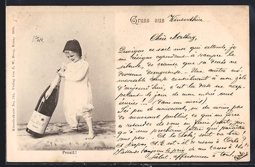 Carte postale prosit - carte,
