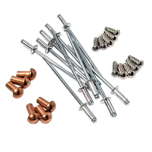 Lot rivets pop sim - rivets, pop/sim/cuivre