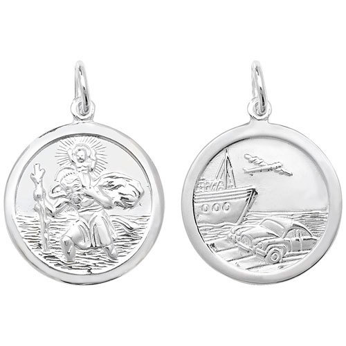 Argent sterling rond double - argent,