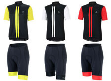 AIRTRACKS Vélo Set : Pantalon de Cyclisme Court Comfort Line + Maillot Manches
