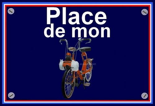 Plaque place mon - plaque, solex