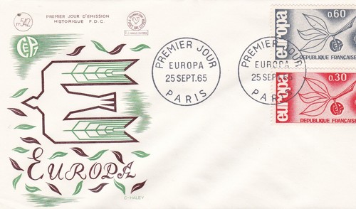 France 1965 fdc europa yt - 1965,