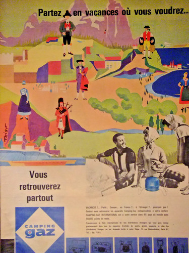 Publicité 1961 camping gaz - camping,