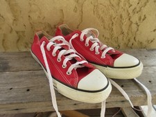 CONVERSE ALL-STAR made in USA low rouge vintage collection canvas 7,5 7 1/2 41