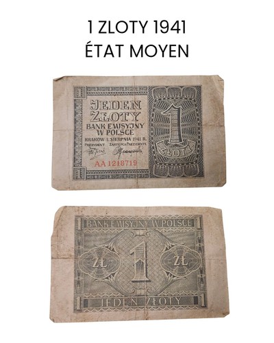 Billet zloty 1941 - billet,